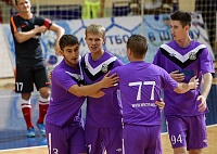 Хет-трик Александра Марфенко принёс «Газпромбанку» победу над «Россаром» в чемпионате Тюмени по мини-футболу