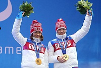 Паралимпийские игры. Церемония награждения победителей в лыжных гонках и биатлоне. 10 марта 2014 года