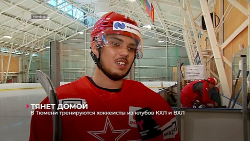 В Тюмени тренируются хоккеисты из клубов КХЛ и ВХЛ
