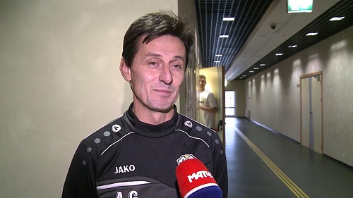 Наставник ФК «Тюмень» Горан Алексич перед матчем Кубка России с ЦСКА