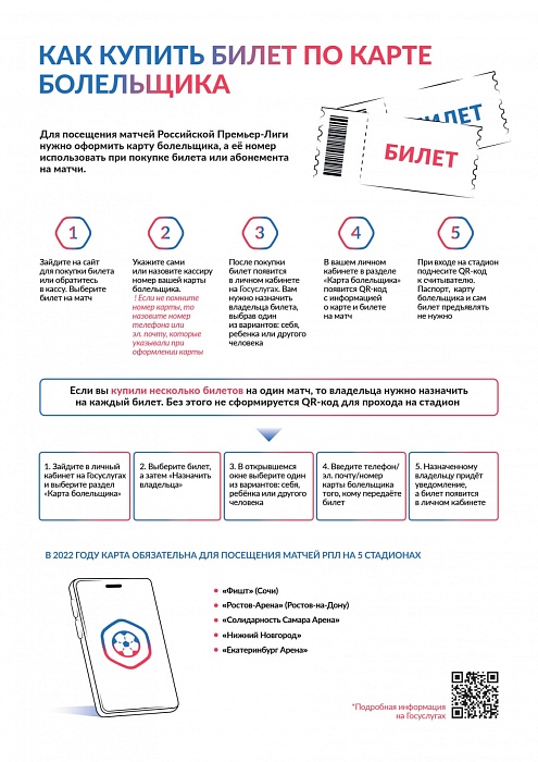 Паспорт болельщика – теперь обязательный атрибут посещения футбольных стадионов