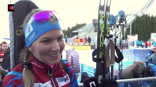 Кузьмина ушла красиво, а Логинов стал вторым. Финал Кубка мира по биатлону в Норвегии