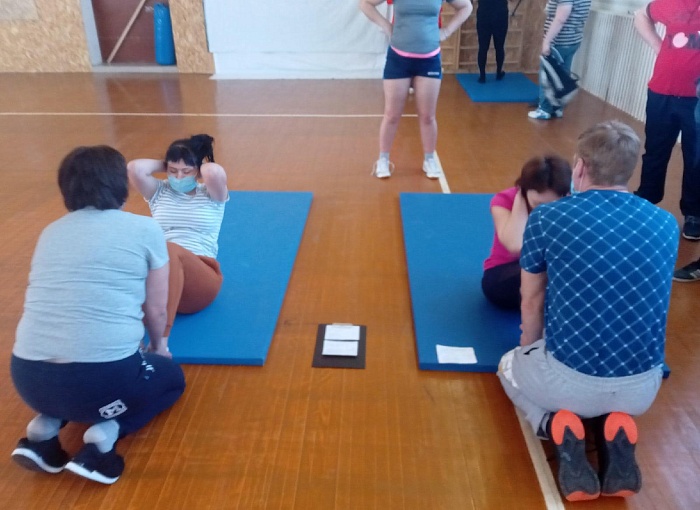 Сдавали нормативы в Чёрной