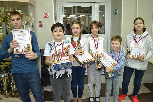 Перед Новым годом спорили за шахматные трофеи