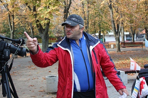 Грузин приехал в Тюмень на велосипеде с Дальнего Востока…