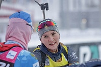Виктория Сливко - бронзовый призёр индивидуальной гонки на Кубке России по биатлону в Уфе