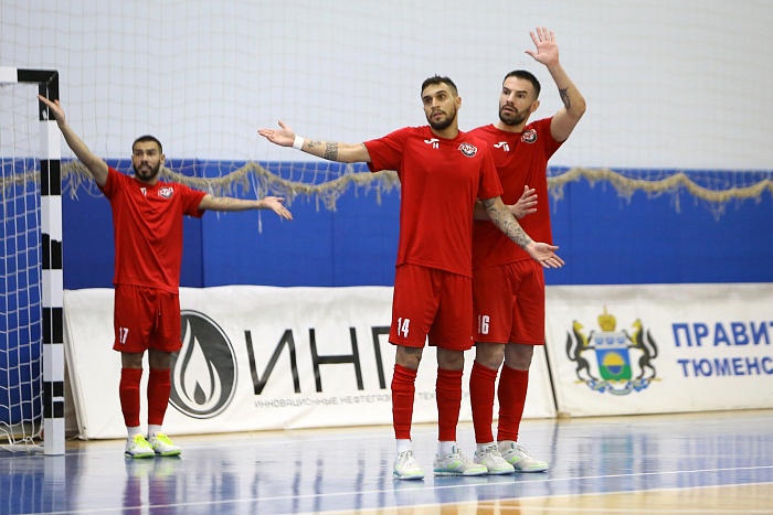 Турнир по мини-футболу на призы Тюменской области. «Синара» (Екатеринбург) – «Аят» (Рудный) – 6:3