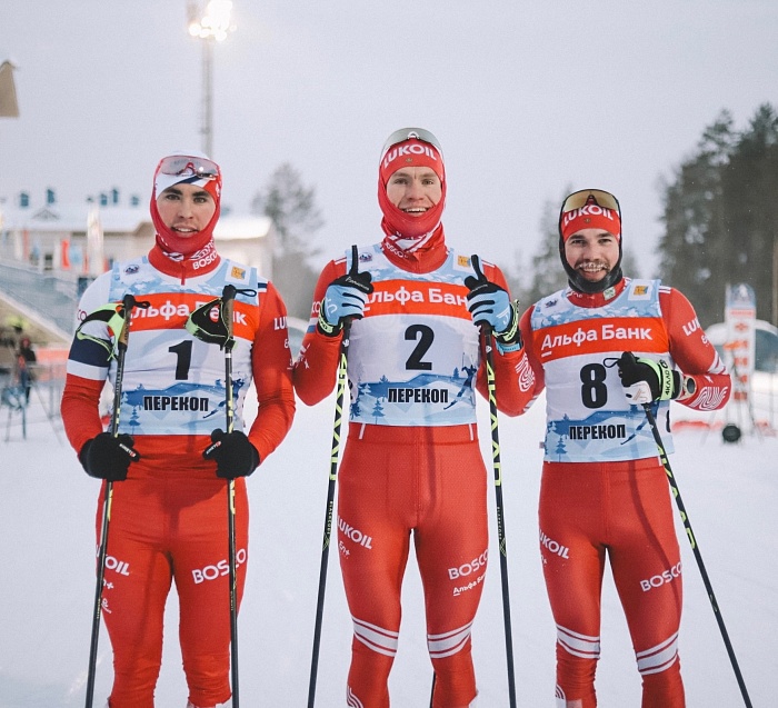 Александр Большунов в лыжных гонках, как Испания в футболе: соперников много, а результат один. Трёхкратный олимпийский чемпион - лучший в разделке на третьем этапе Кубка России