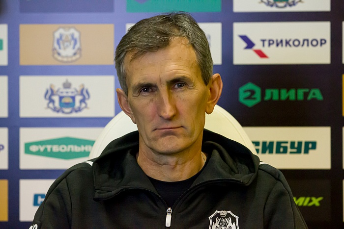 Главный тренер футбольного клуба «Тюмень» Игорь Меньщиков: «На мой взгляд, игра получилась равной, но мы победили»