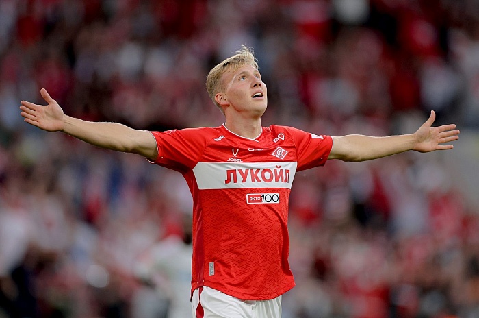 Тюменский воспитанник Павел Маслов забил гол московскому «Динамо»