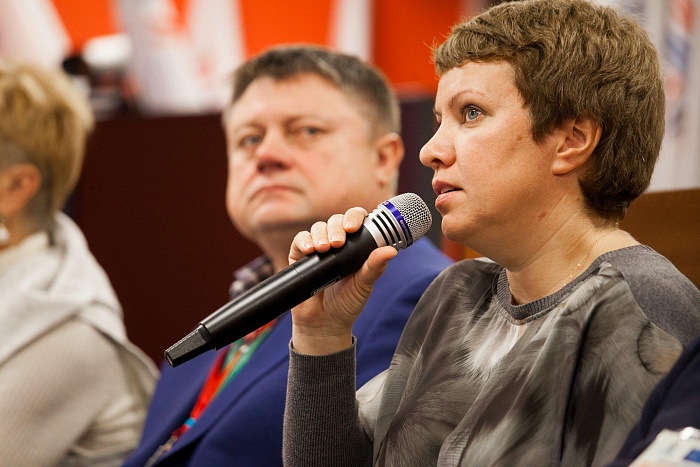 Галина Алексеевна Куклева, чемпионка олимпийских игр по биатлону. Фото Дани САВИНЫХ