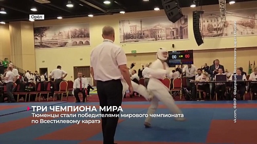 Тюменцы стали победителями мирового чемпионата по Всестилевому каратэ
