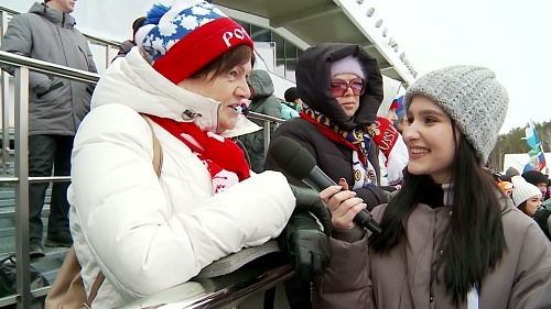 Атмосферный сюжет с чемпионата России по биатлону!