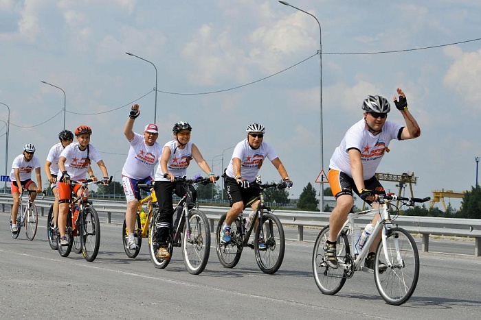 Велопробег из Тобольска до Тюмени посвятили «Согретым Сибирью»