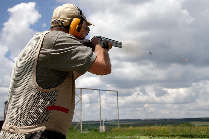 В городе на Неве стреляли по «тарелочкам»