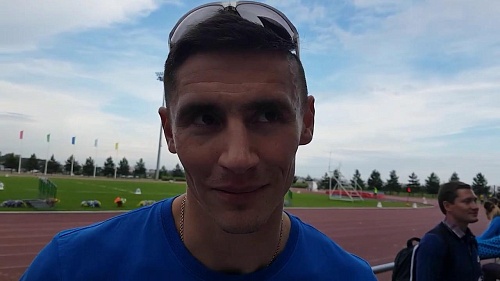 Павел Тренихин. Победитель Кубка России в беге на 400 м