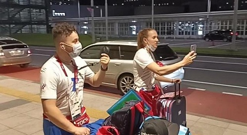 Юлия Каплина прилетела на Игры в Токио