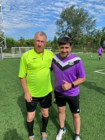 Известный вратарь Звиад Купатадзе сделал хет-трик в чемпионате Тюменской области по футболу среди ветеранов