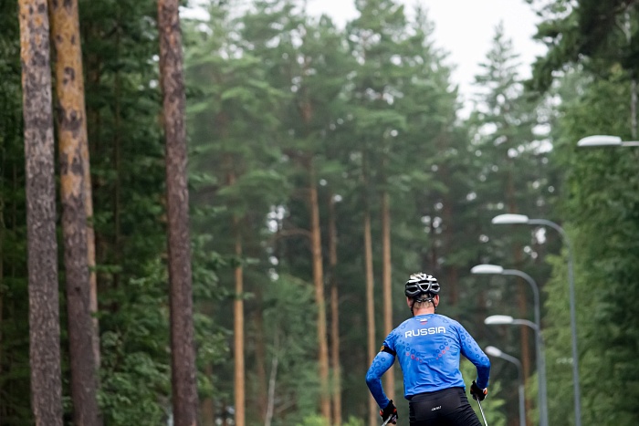 Тренировка сборных команд России и Тюменской области по биатлону в «Жемчужине Сибири»