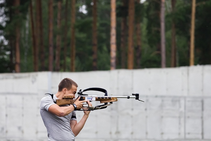 Тренировка сборных команд России и Тюменской области по биатлону в «Жемчужине Сибири»