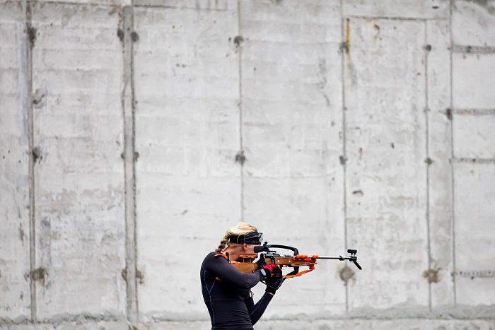 Тренировка сборных команд России и Тюменской области по биатлону в «Жемчужине Сибири»