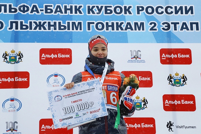Второй этап Кубка России по лыжным гонкам в Тюмени. Женщины. Раздельный старт