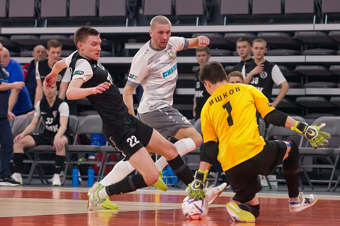 Чемпионат России по мини-футболу среди клубов PARI-Суперлиги. 10-й тур. Первая игра. МФК «Синара» (Екатеринбург) – МФК «Тюмень» – 1:3