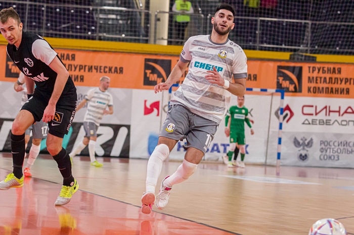 Чемпионат России по мини-футболу среди клубов PARI-Суперлиги. 10-й тур. Первая игра. МФК «Синара» (Екатеринбург) – МФК «Тюмень» – 1:3