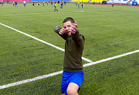Капитан футбольной команды «Молодая Гвардия» из Краснодона Егор Шевырёв: «В Тюмени - профессиональное поле. Мы впервые сыграли на таком»