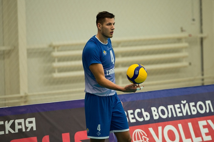 Диагональный волейбольной команды «Тюмень» Глеб Радченко набрал 328 очков в 16 матчах чемпионата высшей лиги «А»
