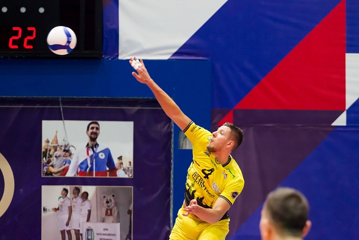 Тюменский волейболист Глеб Радченко установил личный рекорд результативности