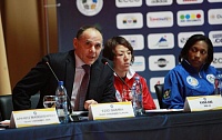 Пресс-конференция с участием международных гостей, посвящённая командному турниру ЕССО по дзюдо. 24 января 2014 года.