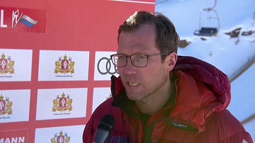 Студия с Дмитрием Дубровским на этапе Кубка мира по прыжкам с трамплина в Нижнем Тагиле