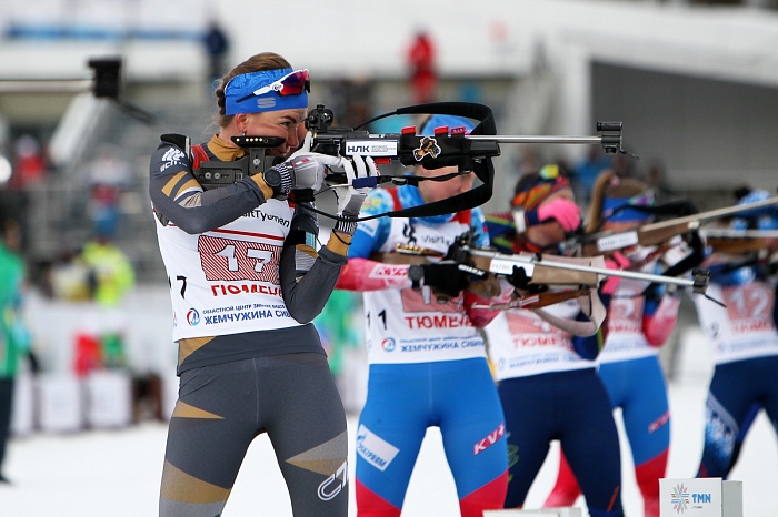Чемпионат России по биатлону в Тюмени. Сингл-микст
