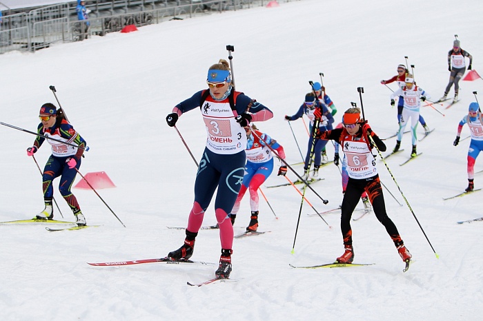 Чемпионат России по биатлону в Тюмени. Сингл-микст