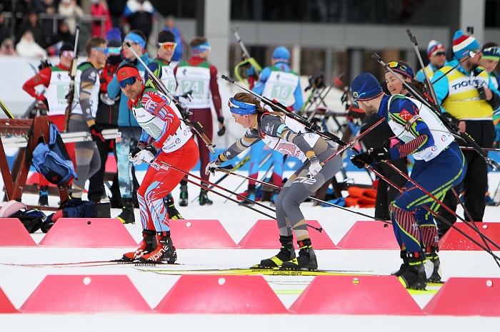 Чемпионат России по биатлону в Тюмени. Сингл-микст