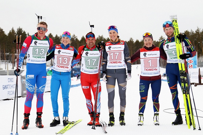 Чемпионат России по биатлону в Тюмени. Сингл-микст