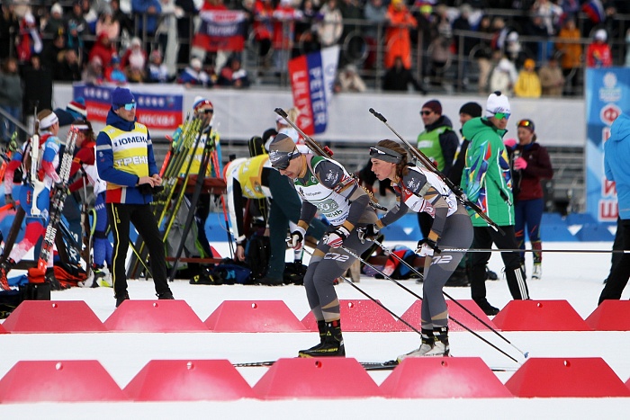 Чемпионат России по биатлону в Тюмени. Сингл-микст