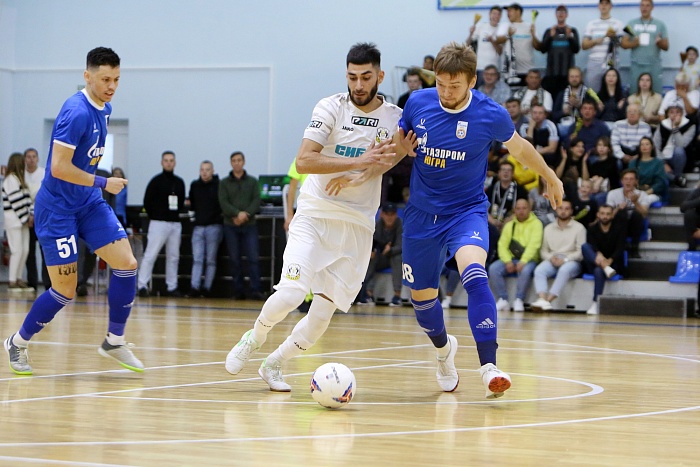 Турнир по мини-футболу на призы Тюменской области. МФК «Тюмень» – «Газпром-Югра» (Югорск) – 3:2