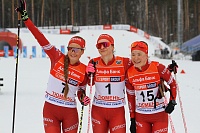 Наталья Непряева и Сергей Устюгов выиграли спринт на чемпионате  России по лыжным гонкам  в Тюмени