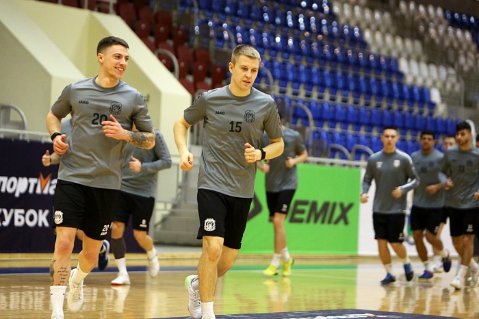 МФК "Тюмень" провёл тренировку перед "Финалом четырёх" Кубка России