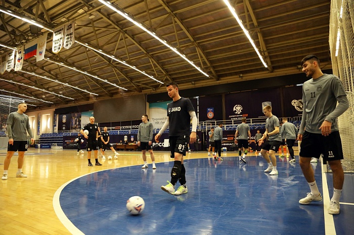 МФК "Тюмень" провёл тренировку перед "Финалом четырёх" Кубка России