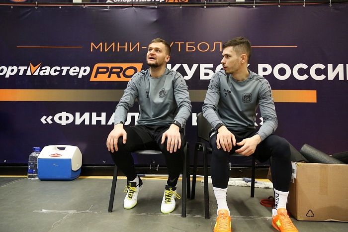 МФК "Тюмень" провёл тренировку перед "Финалом четырёх" Кубка России