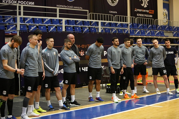 МФК "Тюмень" провёл тренировку перед "Финалом четырёх" Кубка России