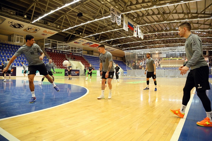 МФК "Тюмень" провёл тренировку перед "Финалом четырёх" Кубка России