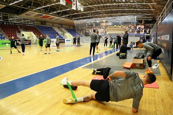 МФК "Тюмень" провёл тренировку перед "Финалом четырёх" Кубка России