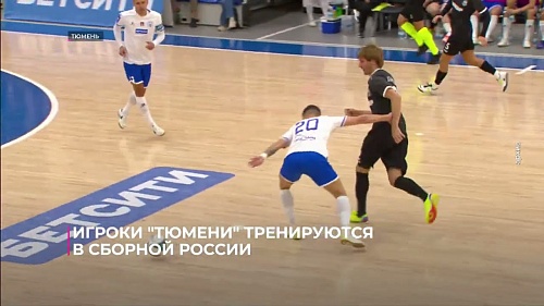 Игроки футзальной "Тюмени" тренируются в сборной России