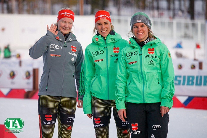 Анна Кнолль и Каролин Хорхлер. Фото Даниила САВИНЫХ