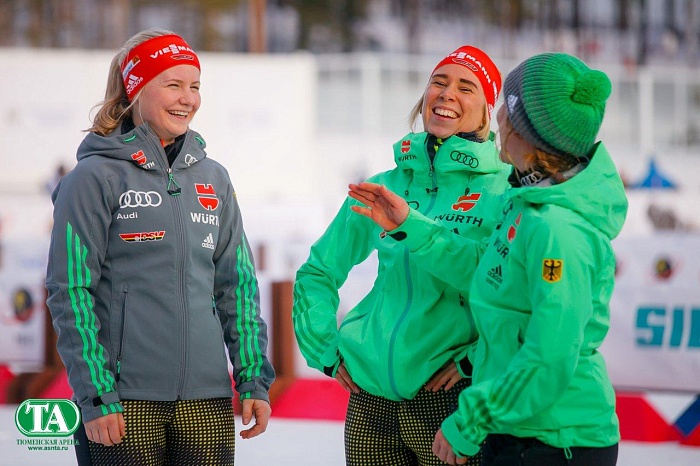 Анна Кнолль и Каролин Хорхлер. Фото Даниила САВИНЫХ