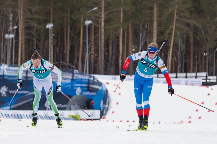 Кубок Содружества по биатлону в Тюмени. Гонка преследования. Мужчины